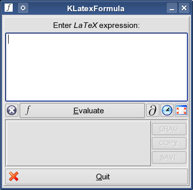 [ Screenshot of KLatexFormula 2.0.1 ]